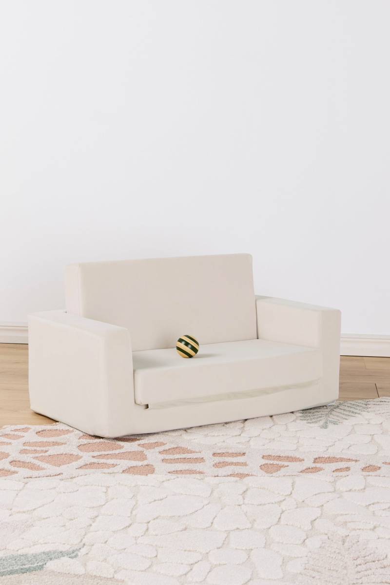 Alice &  Fox Cubbie Klappbares Sofa 94x55 cm, Beige, Kindersofa, Kindercouch, Kinder von Alice & Fox