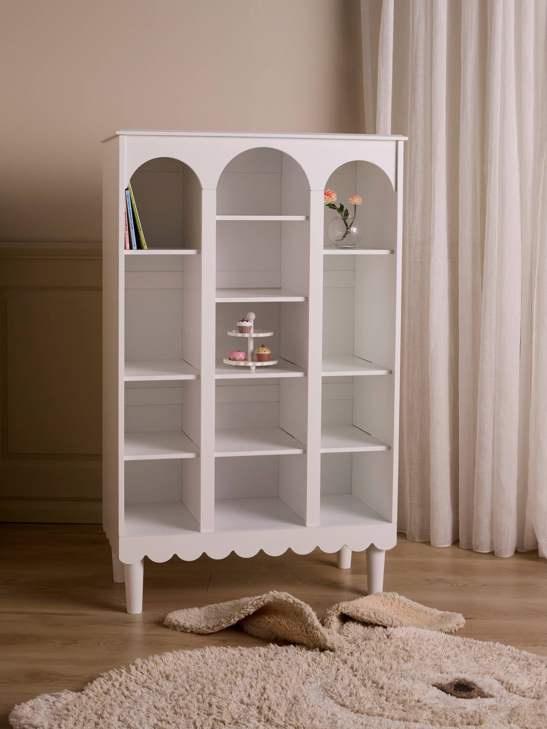 Alice &  Fox Dune  Dekorativ Bücherregal, White, Bücherregal kinderzimmer, Kinder, Kids von Alice & Fox