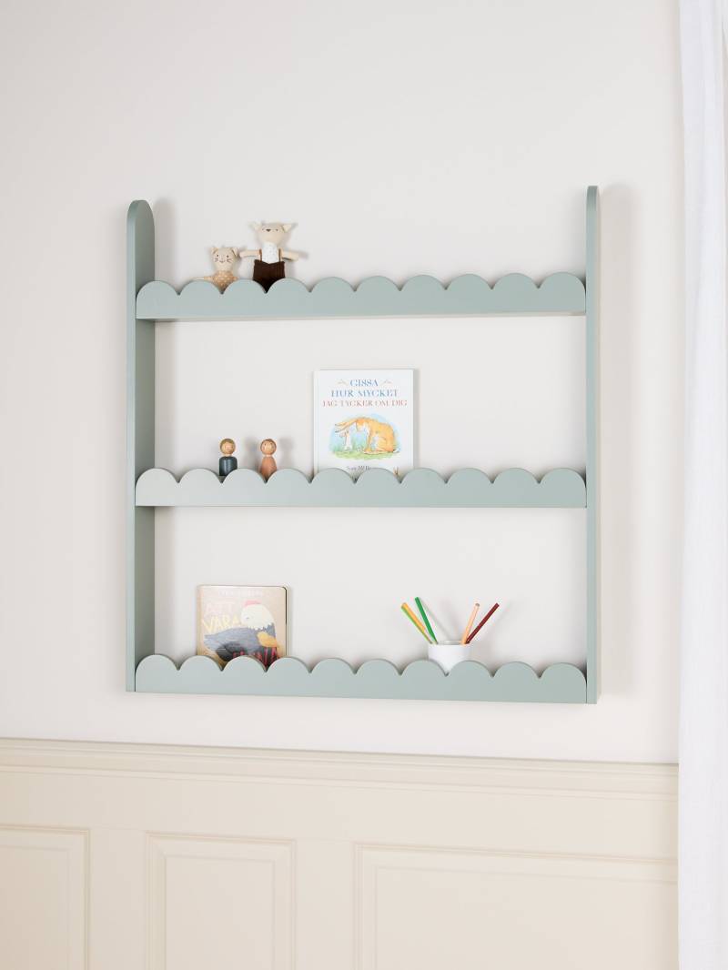 Alice & Fox Dune Wandmontiertes Bücherregal, Sage, Bücherregal kinderzimmer, Kinder, Kids Alice & Fox Dune Wandmontiertes Bücherregal, Sage, Bücherregal kinderzimmer, Kinder, Kids von Alice & Fox