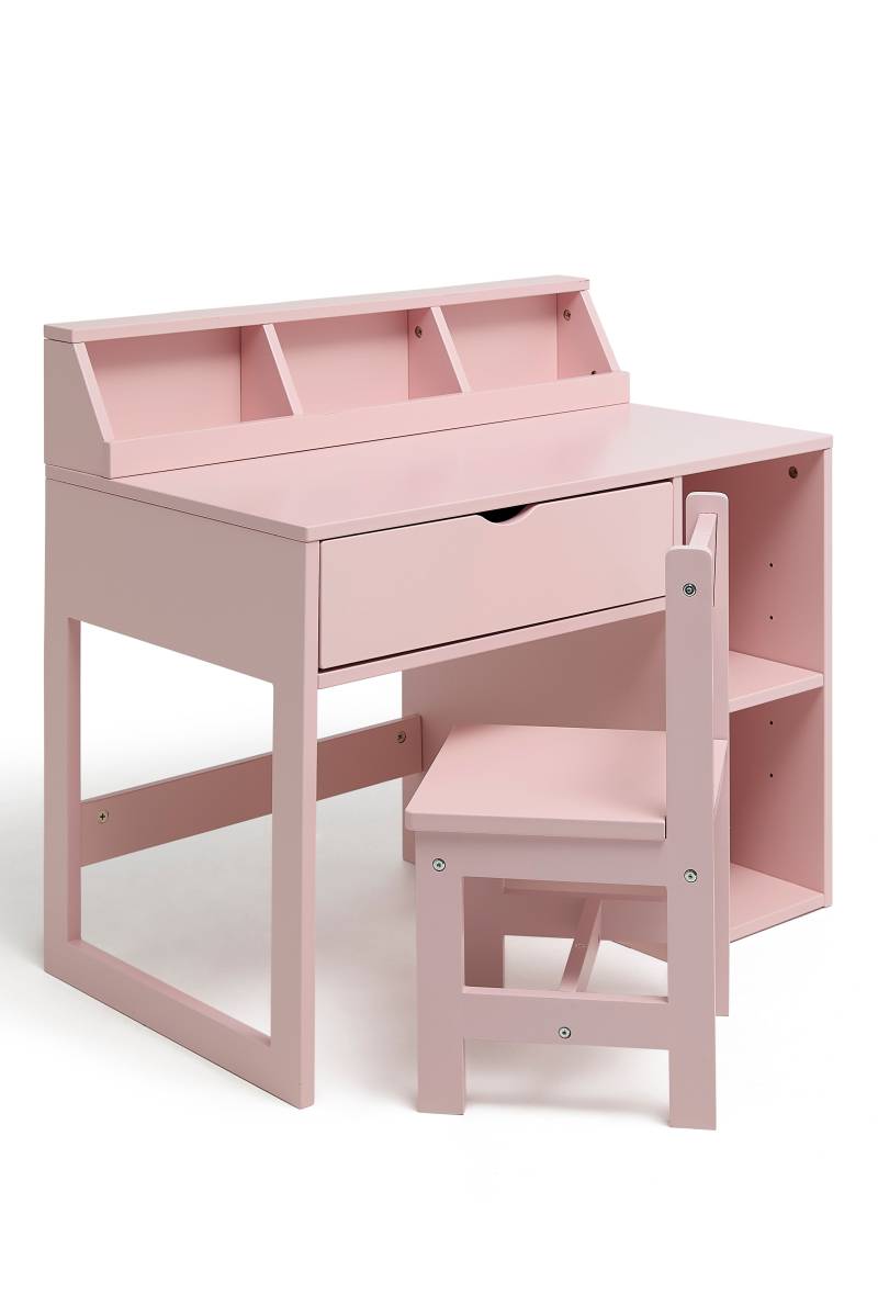 Alice &  Fox FAY Schreibtisch mit Stauraum, Rosa von Alice & Fox