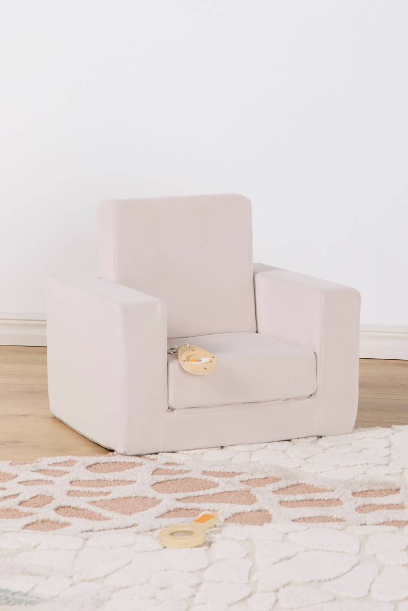 Alice &  Fox Cubbie Klappsessel, Beige, Kindersessel von Alice & Fox