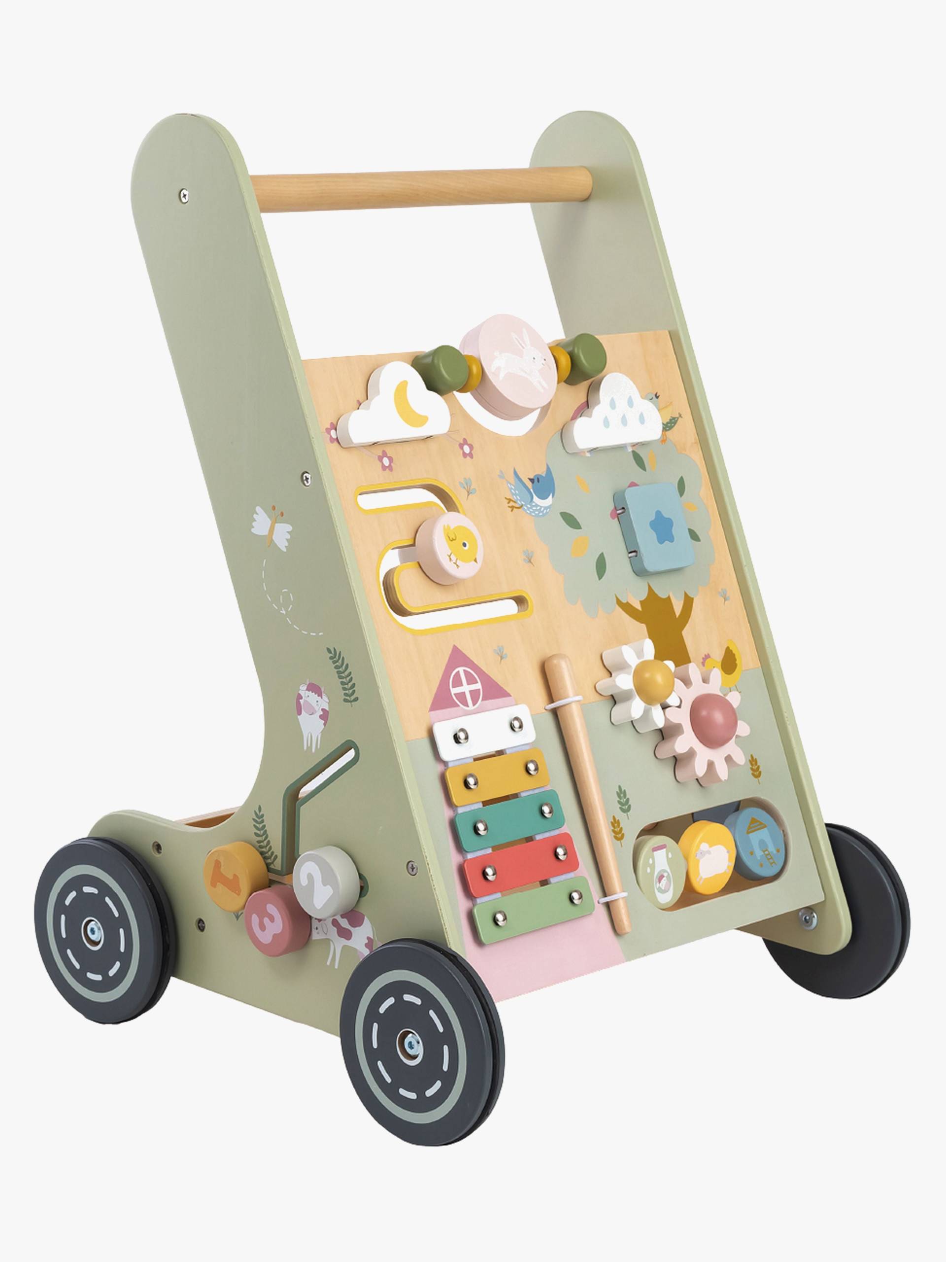 Alice &  Fox Lauflernwagen Bauernhof, Grün, Babyspielzeug von Alice & Fox