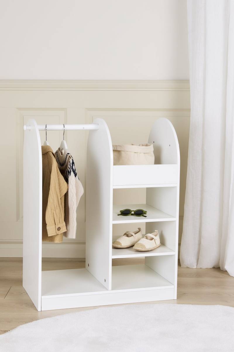 Alice &  Fox MEADOW Kinderkleiderschrank, Weiß, Kinderzimmerschrank, Kinderzimmer von Alice & Fox