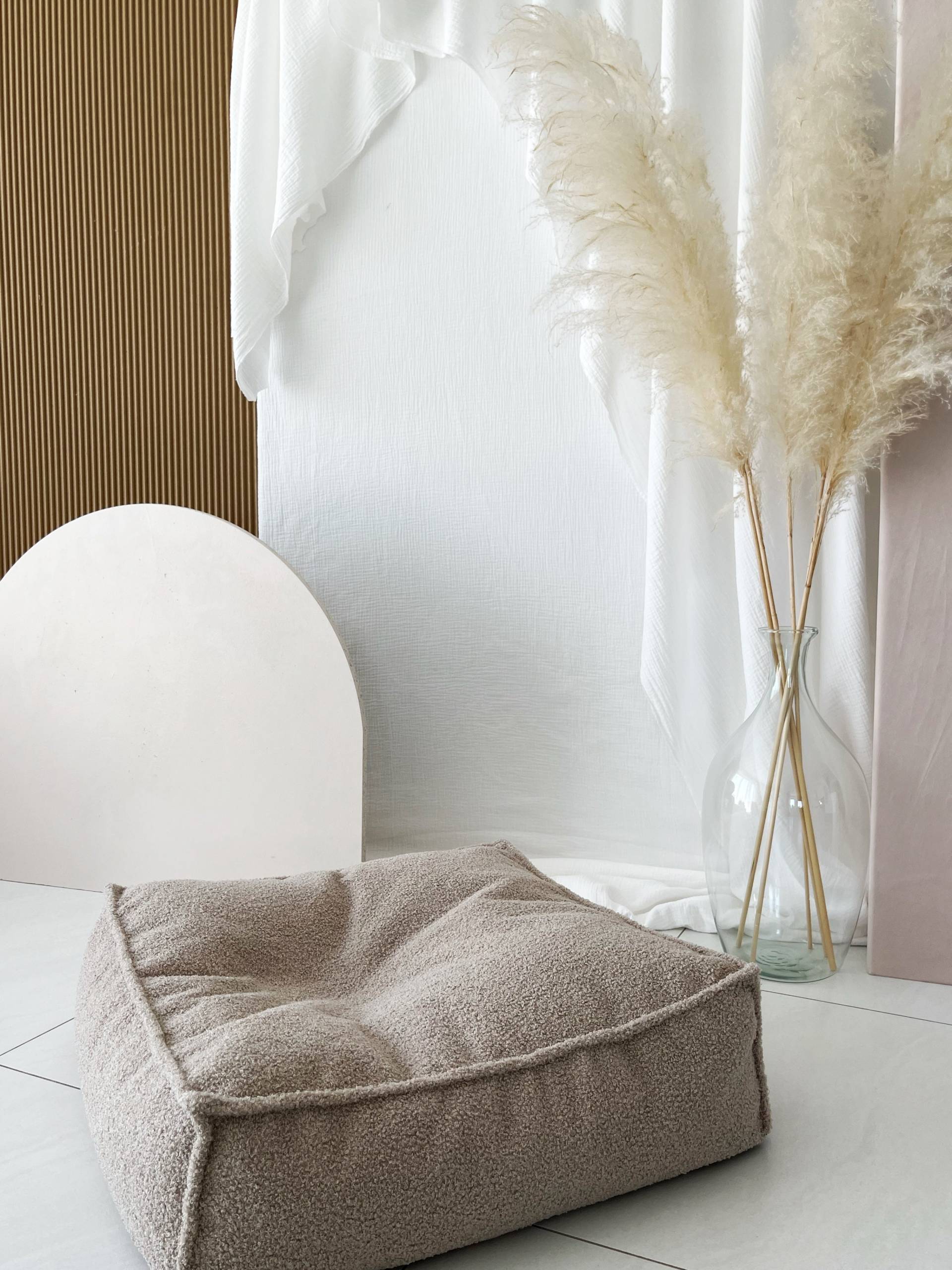 Alice &  Fox MISTY Sitzhocker, Beige von Alice & Fox