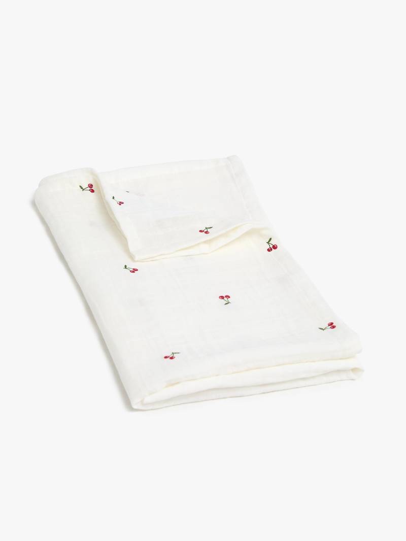 Alice &  Fox NESSA Decke 70x130, Weiß von Alice & Fox