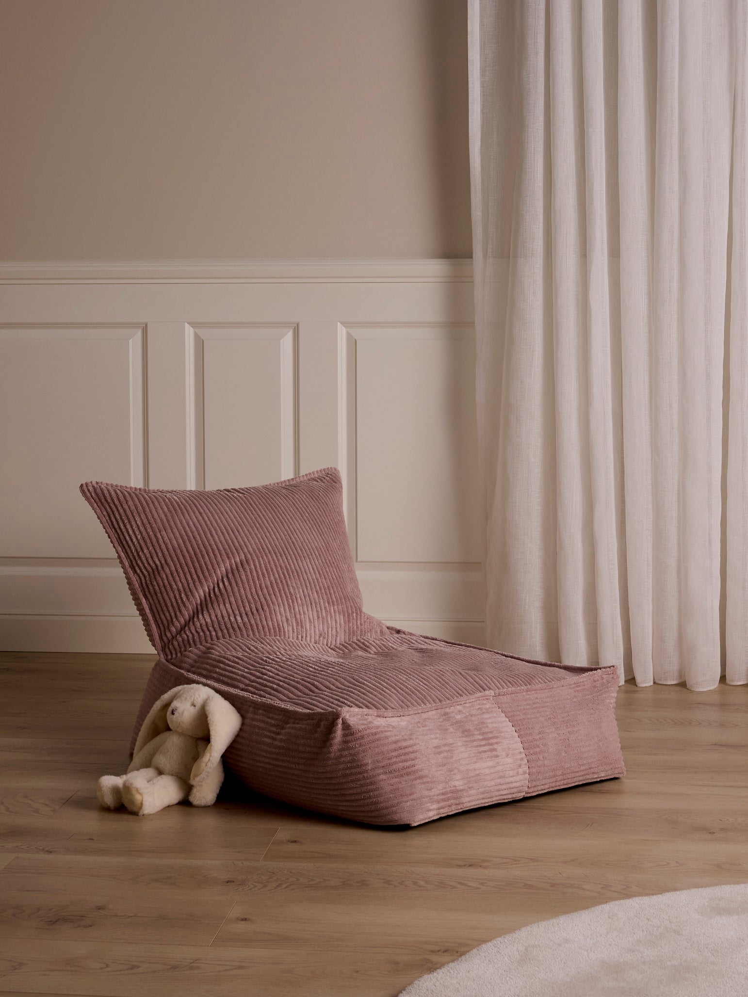 Alice &  Fox PIXIE Sitzsack, Pink Manchester von Alice & Fox