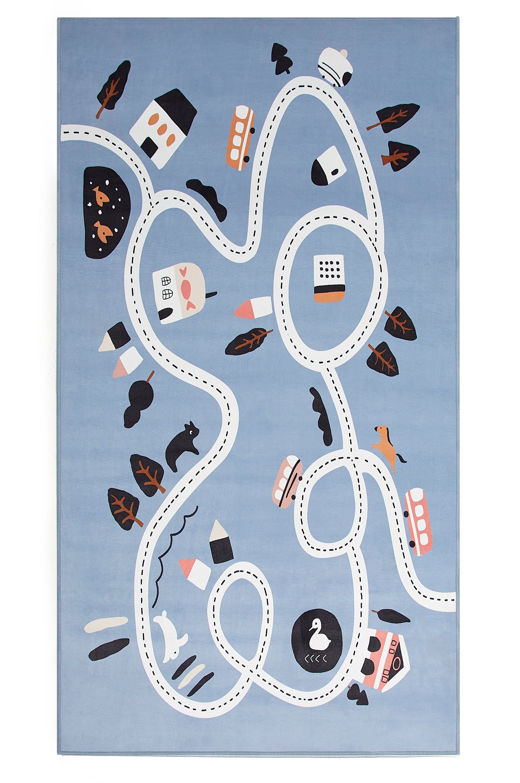 Alice & Fox Teppich Autorennbahn, Dusty Blue Alice & Fox Teppich Autorennbahn, Dusty Blue von Alice & Fox
