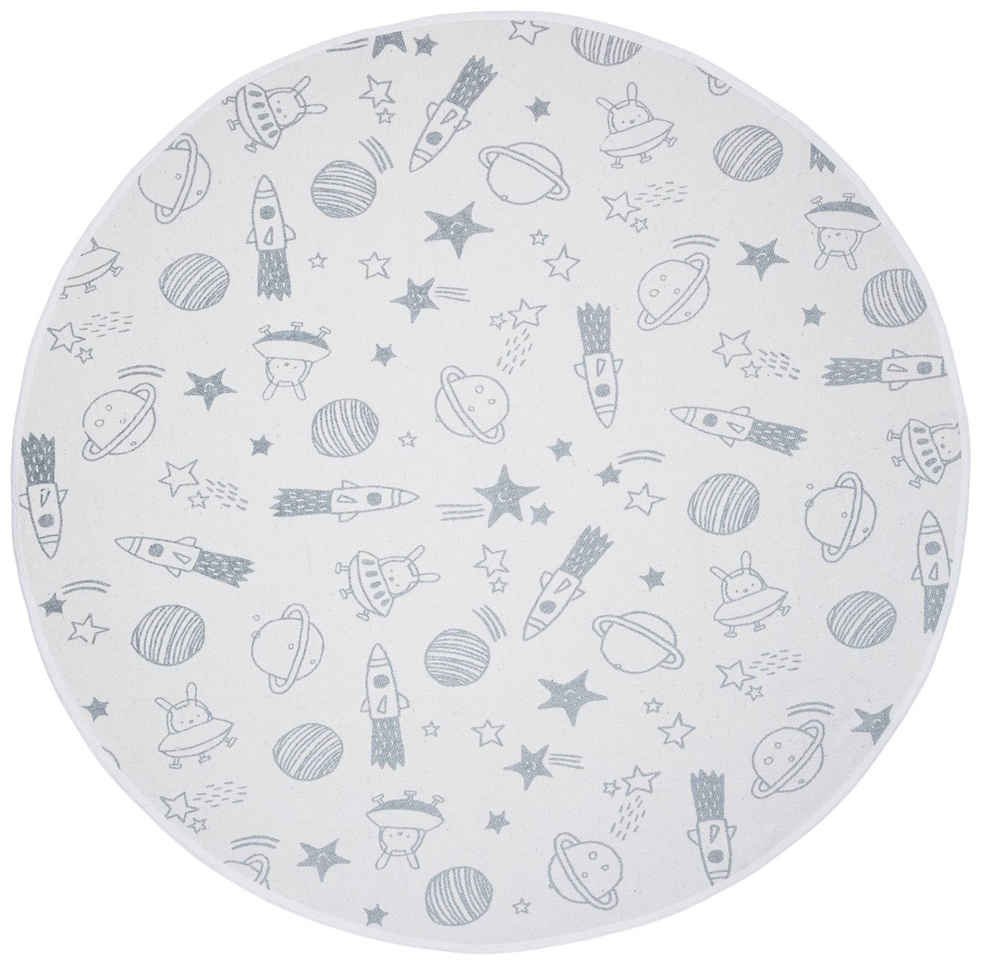 Alice & Fox Teppich White Space Ø120 Alice & Fox Teppich White Space Ø120 von Alice & Fox