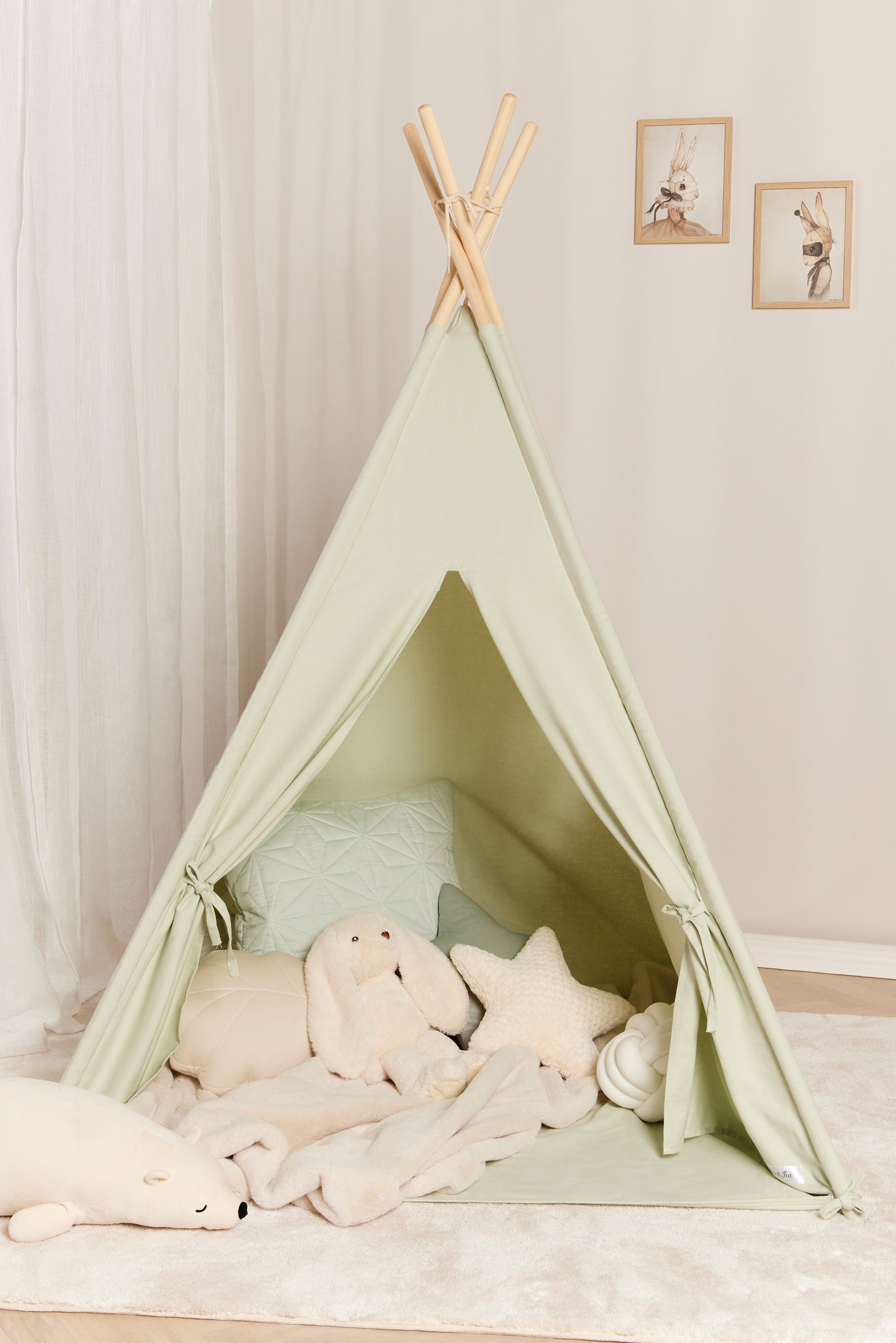 Alice &  Fox Tipi-Zelt, Grün von Alice & Fox