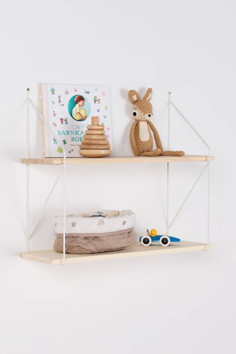 Alice &  Fox Wall Shelf EDEN, White/Nature von Alice & Fox