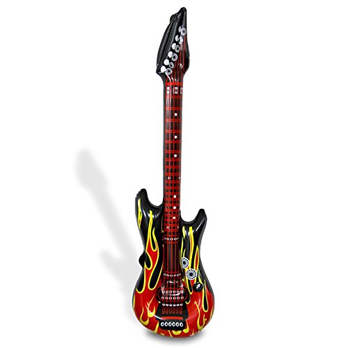 Aufblasbare Gitarre Luftgitarre Airguitar Flammen Aufblasbare Gitarre Luftgitarre Airguitar Flammen von Aliki
