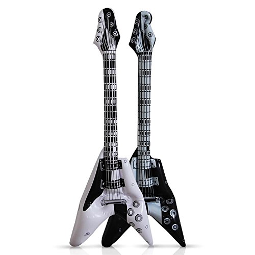 Aufblasbare Gitarre Luftgitarre Rock Glam Poser von Aliki