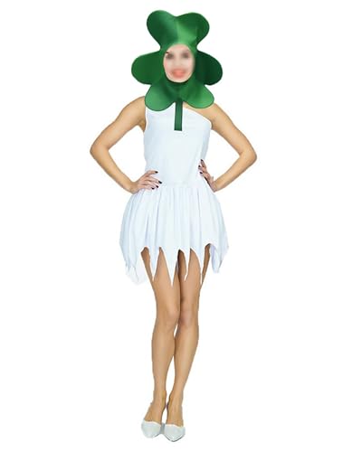 Weihnachtsbaum-Cosplay-Kostüm, für Damen und Herren, lustig, für Erwachsene, Themenparty, Maskerade, Requisiten, Outfits (Weihnachtsblätter A, Einheitsgröße) von Alinelle