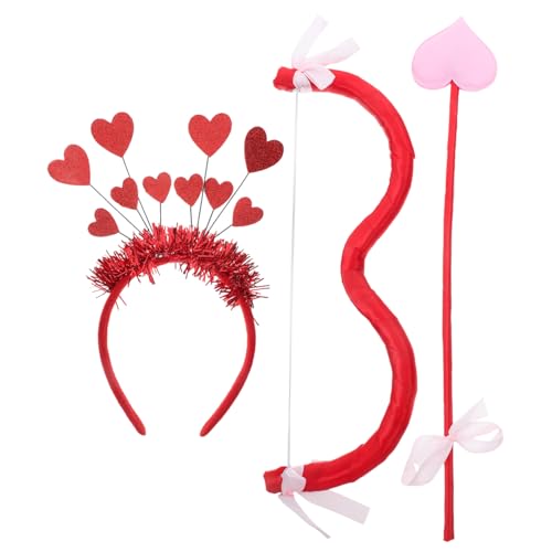 Alipis 1 Satz Cupid Kostüm Zubehör Set für Valentinstag Bogen Haarband Cosplay Partys Thematische Veranstaltungen Hochwertiges Accessoire für Frauen Alipis 1 Satz Cupid Kostüm Zubehör Set für Valentinstag Bogen Haarband Cosplay Partys Thematische Veranstaltungen Hochwertiges Accessoire für Frauen von Alipis