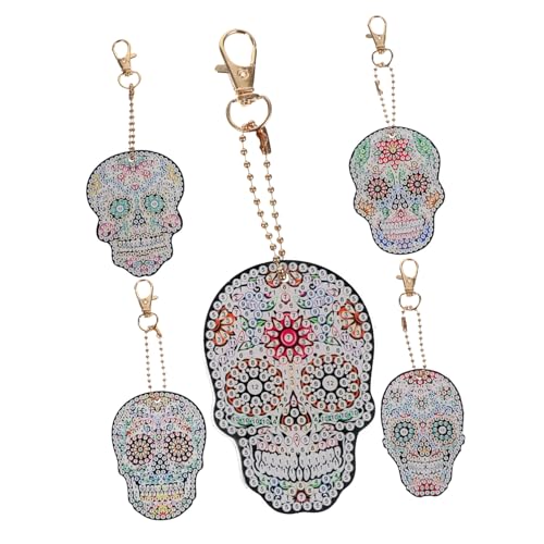 Alipis 1 Satz Diy Diamantmalerei Schlüsselanhänger Bunte Schädel Art für Erwachsene Bastelset zur Stärkung von Beziehungen und Verbesserung der Konzentration Alipis 1 Satz Diy Diamantmalerei Schlüsselanhänger Bunte Schädel Art für Erwachsene Bastelset zur Stärkung von Beziehungen und Verbesserung der Konzentration von Alipis