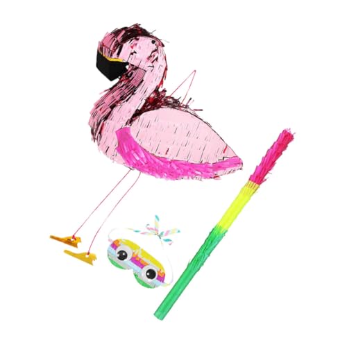 Alipis 1 Satz Flamingo Piñata mit Schläger und Augenmaske Kindergeburtstag Shower Rosa Party Dekoration Einfach Aufzuhängen für Fröhliches Tropisches Fest Alipis 1 Satz Flamingo Piñata mit Schläger und Augenmaske Kindergeburtstag Shower Rosa Party Dekoration Einfach Aufzuhängen für Fröhliches Tropisches Fest von Alipis
