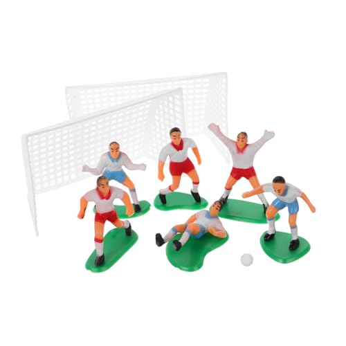 Alipis 1 Satz Fußball Tortendeko Fußballfiguren für Geburtstagsfeiern Kreative Soccer Spieler für Fußball Themenkuchen Kinderfreundliche Dekoration für Fußballpartys und Events von Alipis