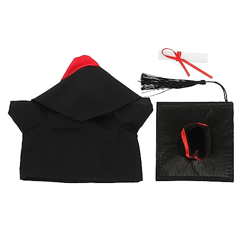 Alipis 1 Satz Graduation Cap und Gown für Bärenpuppen Plüschbär Kleidung mit Doktorhut und Bachelor Gewand Vielseitig Einsetzbar für Feiern und Dekoration für Weinflaschen DIY Kostümset Alipis 1 Satz Graduation Cap und Gown für Bärenpuppen Plüschbär Kleidung mit Doktorhut und Bachelor Gewand Vielseitig Einsetzbar für Feiern und Dekoration für Weinflaschen DIY Kostümset von Alipis