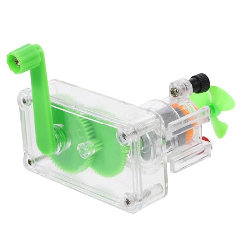 Alipis 1 Satz Handgenerator Notstromgenerator Handkurbelgenerator manuelles Generatormodell Generator für wissenschaftliche Experimente Generator experimentell Acryl Alipis 1 Satz Handgenerator Notstromgenerator Handkurbelgenerator manuelles Generatormodell Generator für wissenschaftliche Experimente Generator experimentell Acryl von Alipis