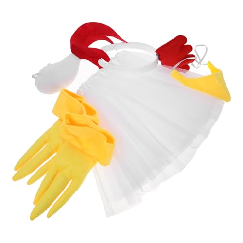 Alipis 1 Satz Hühnerkostüm Set für Damen Teiliges Cosplay Set mit Haarreif Klauen und Tutu für Festivals Partys und Karneval Hühnchen Kostümzubehör für Kreative Auftritte Alipis 1 Satz Hühnerkostüm Set für Damen Teiliges Cosplay Set mit Haarreif Klauen und Tutu für Festivals Partys und Karneval Hühnchen Kostümzubehör für Kreative Auftritte von Alipis