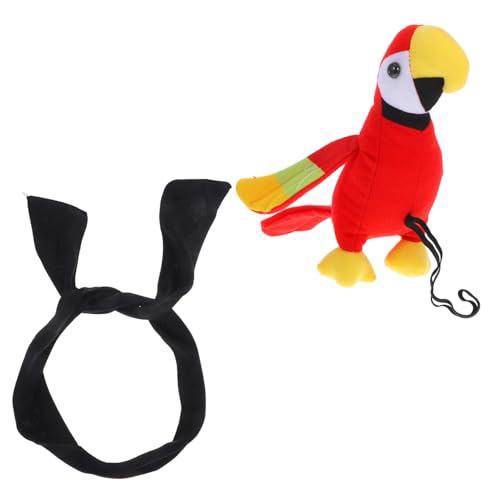 Alipis 1 Satz Plüschpiratenpapagei Schulteraccessoire Simulierter Papagei für Halloween und Cosplay Leicht und Bequem für Rollenspiele Perfektes Kostümzubehör für Piratenoutfits Alipis 1 Satz Plüschpiratenpapagei Schulteraccessoire Simulierter Papagei für Halloween und Cosplay Leicht und Bequem für Rollenspiele Perfektes Kostümzubehör für Piratenoutfits von Alipis