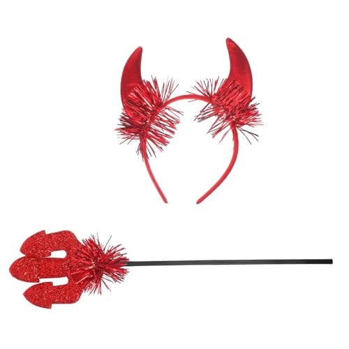 Alipis 1 Satz Teufel Kostüm Set Teiliges Set mit Hörner Haarband und für Halloween Cosplay Geburtstagsfeiern Lustiges Kostümzubehör für Erwachsene Alipis 1 Satz Teufel Kostüm Set Teiliges Set mit Hörner Haarband und für Halloween Cosplay Geburtstagsfeiern Lustiges Kostümzubehör für Erwachsene von Alipis