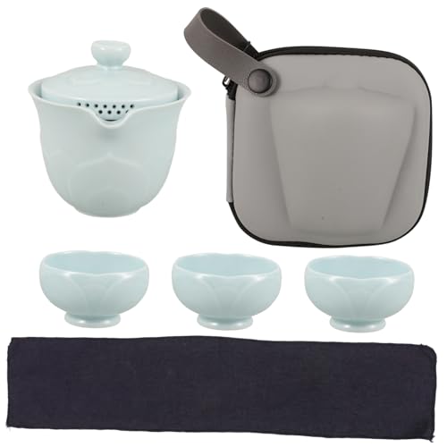 Alipis 1 Satz Tragbares Teeservice groß modern golden Teeservice aus Keramik Teetassen-Kit aus Keramik Teetassen aus Keramik Geschirrset aus Keramik Porzellan Sky-Blue Alipis 1 Satz Tragbares Teeservice groß modern golden Teeservice aus Keramik Teetassen-Kit aus Keramik Teetassen aus Keramik Geschirrset aus Keramik Porzellan Sky-Blue von Alipis