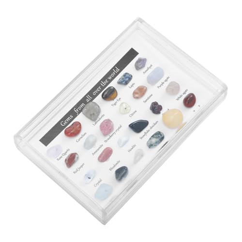 Alipis 1 Schachtel Kleinere Unregelmäßige Steindekorationen Mineralsteine für Valentinstag Desktop für Zuhause Büro Natürliche Agate Probebox Alipis 1 Schachtel Kleinere Unregelmäßige Steindekorationen Mineralsteine für Valentinstag Desktop für Zuhause Büro Natürliche Agate Probebox von Alipis