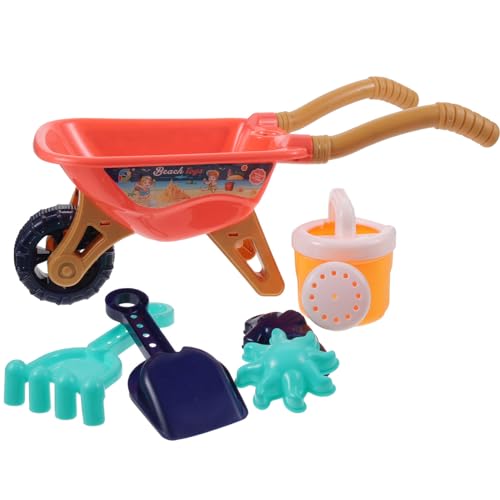 Alipis 1 Set 6-Teiliges Sommer-Strandspielzeug Plastikspielzeug Für Kinder Am Meer Lustiges Spielzeug Kinderschubkarre (Zubehörfarbe Zufällig) von Alipis