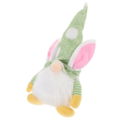 Alipis 1 Stück Frühlingsdeko GNOME Puppe aus Ostern Dekoration mit Hasen Design Niedliches Tischornament für Wohnzimmer Büro und Feste Perfektes für Freunde von Alipis