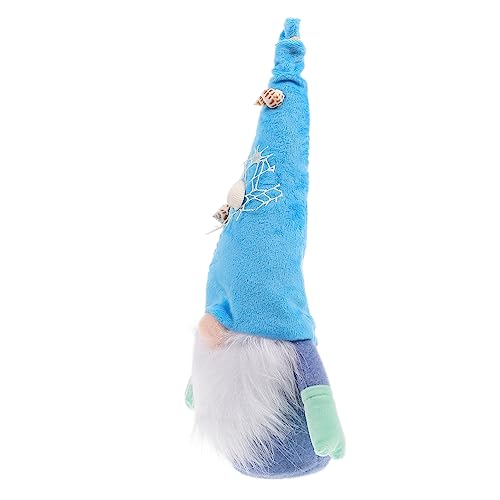 Alipis 1 Stück Gesichtslose Puppe Stoffpuppe Dekorationen Ornament Puppe Zwergfigur GNOME Puppe Partyschmuck Lustige Puppe Kreative Puppenverzierung Zwergpuppe Stoff Blau von Alipis