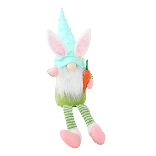 Alipis 1 Stück Lustige Puppe mit Langen Beinen Niedlicher Hase für Ostern Dekoratives für Partys und Kreative Anlässe von Alipis
