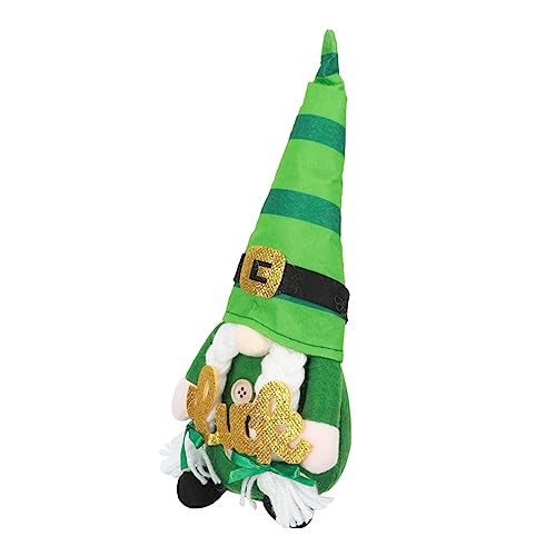 Alipis 1 Stück Patrick's Day GNOME Doll Dekoration für Frühlingsfest Handgefertigte Puppe Platzsparendes Design für Festliche Anlässe und Wohnaccessoire von Alipis