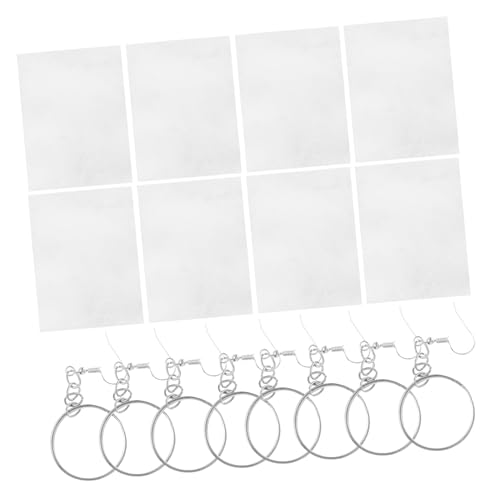 Alipis 10 Blatt Schrumpffolien Set DIY Farbbasteln Schlüsselanhänger Schlüsselanhänger Herstellen Schrumpfpapier Transparentes Kit Schrumpfbare Schrumpffolie Bedruckbare von Alipis