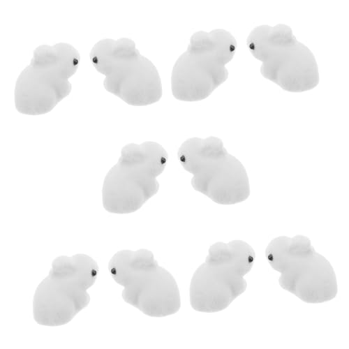 Alipis 10 Stück Beflocktes Kaninchen Ornament Mikro Landschaftsdekoration Kaninchen Miniaturfiguren Hasen Dekoration Hasen Statue Gartendekoration Für Draußen Kleines Kaninchen Alipis 10 Stück Beflocktes Kaninchen Ornament Mikro Landschaftsdekoration Kaninchen Miniaturfiguren Hasen Dekoration Hasen Statue Gartendekoration Für Draußen Kleines Kaninchen von Alipis