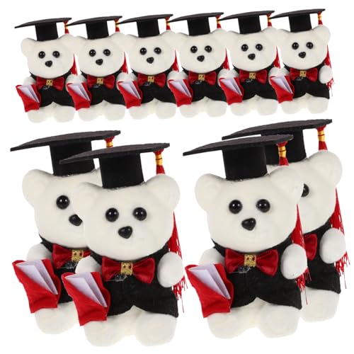 Alipis 10 Stück Dr. Bärenpuppe Abschlussbär vorhanden kleine Bärenpuppe Abschluss Bär Plüschbär weiche, Flauschige Puppe Plüschbärenspielzeug Schaum Alipis 10 Stück Dr. Bärenpuppe Abschlussbär vorhanden kleine Bärenpuppe Abschluss Bär Plüschbär weiche, Flauschige Puppe Plüschbärenspielzeug Schaum von Alipis