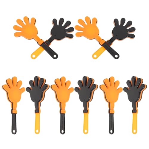 Alipis 10 Stück Handklapper: 9,4 cm Kunststoff-Klappern – Spielzeug für Kinderparty – Lärm-Macher zum Anfeuern – Festzubehör für Events Alipis 10 Stück Handklapper: 9,4 cm Kunststoff-Klappern – Spielzeug für Kinderparty – Lärm-Macher zum Anfeuern – Festzubehör für Events von Alipis