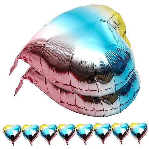 Alipis 10 Stück Herz Luftballons aus Aluminiumfolie Dekoration für Geburtstagsfeiern Hochzeiten und Feiertage Valentinstag Pastellfarbene Party Accessoires Anzubringen und Vielseitig Alipis 10 Stück Herz Luftballons aus Aluminiumfolie Dekoration für Geburtstagsfeiern Hochzeiten und Feiertage Valentinstag Pastellfarbene Party Accessoires Anzubringen und Vielseitig von Alipis