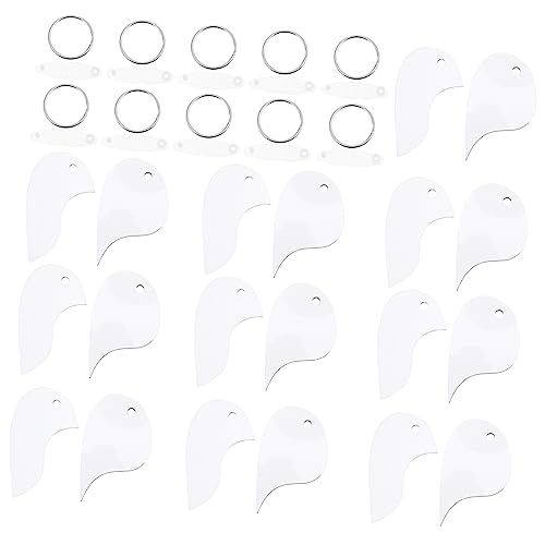 Alipis 10 Stück Herzförmige Schlüsselanhänger Set DIY Blanko Schlüsselringe für Kreative Dekoration als Anhänger für Taschen Handys und Autoschlüssel Langlebig und Alipis 10 Stück Herzförmige Schlüsselanhänger Set DIY Blanko Schlüsselringe für Kreative Dekoration als Anhänger für Taschen Handys und Autoschlüssel Langlebig und von Alipis