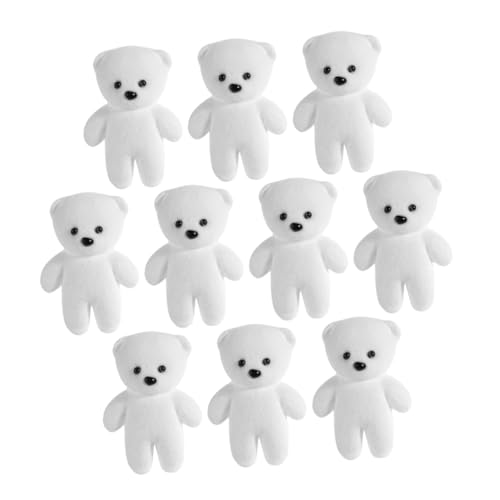 Alipis 10 Stück Mini-bär-plüschtier Für Diy-blumenarrangements Und Babypartys. Kleine Stoffbären Für Abschlussfeier Und Weihnachtsdekoration von Alipis