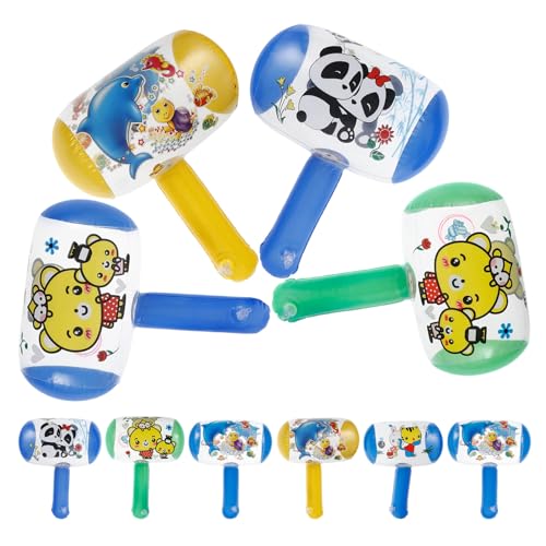 Alipis 10 Stück Teiliges Aufblasbares Hammer Glocke Bunte Kinderhämmer mit Lustigem Klang Leichtes und Sicheres Party Outdoor Jungen und Mädchen Zufällige Farbe Zufällige Farbe von Alipis