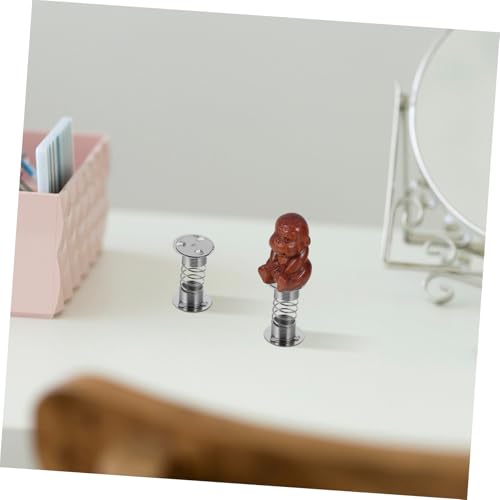 Alipis 10 Stück Teiliges Metallfeder Basis für Armaturenbrett Robuste Doppelseitige Klebebasis Kompatibel mit Wackelnden Kopfpuppen Einfach zu Montieren Flexible Federn für Sanfte von Alipis