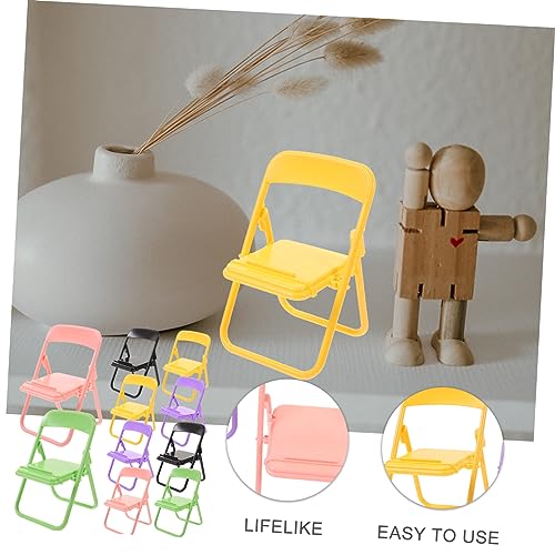 Alipis 10 Stück Teiliges Mini Klappstuhl als Handyhalterung Vielseitig Einsetzbar für Puppenhaus Dekoration Platzsparend Geeignet für Verschiedene Smartphone Bunte Farbmischung Alipis 10 Stück Teiliges Mini Klappstuhl als Handyhalterung Vielseitig Einsetzbar für Puppenhaus Dekoration Platzsparend Geeignet für Verschiedene Smartphone Bunte Farbmischung von Alipis