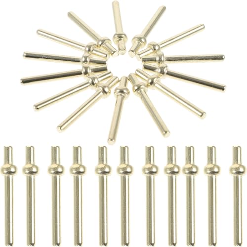 Alipis 100 Stück Cribbage-Stifte Aus Metall Für Spielbretter – Ersatzstifte Aus Eisen Silber Schwarz Und Gold Für Standard-Cribbage-Bretter von Alipis