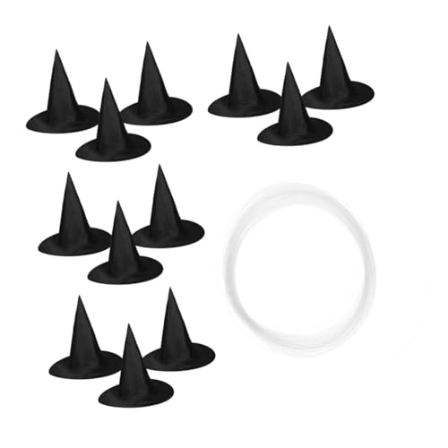 Alipis 12 Stück Teiliges Hängende Hexenhüte Schwarz Faltbare Halloween-dekoration Hexenhut Kostüm Requisite für Karneval Maskerade und Party Einfach Aufzuhängen und Wiederverwendbar Alipis 12 Stück Teiliges Hängende Hexenhüte Schwarz Faltbare Halloween-dekoration Hexenhut Kostüm Requisite für Karneval Maskerade und Party Einfach Aufzuhängen und Wiederverwendbar von Alipis