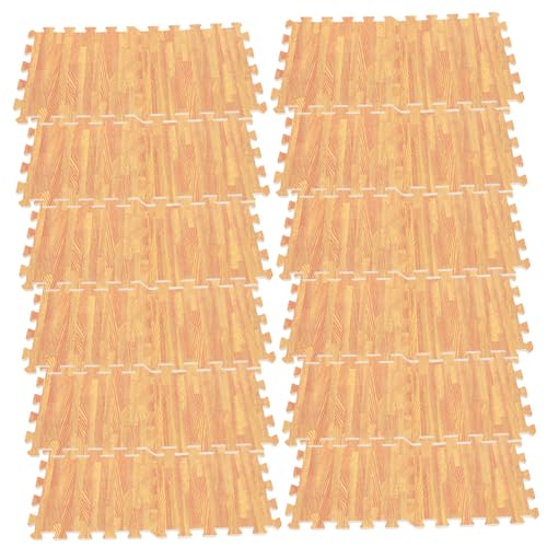 Alipis 12 Stück Teiliges Krabbelmatten Holzoptik rutschfeste Schaumstoff Bodenfliesen Weiche Puzzlematte für Sicheren Spiel und Krabbelbereich Schadstofffrei und Komfortabel Alipis 12 Stück Teiliges Krabbelmatten Holzoptik rutschfeste Schaumstoff Bodenfliesen Weiche Puzzlematte für Sicheren Spiel und Krabbelbereich Schadstofffrei und Komfortabel von Alipis