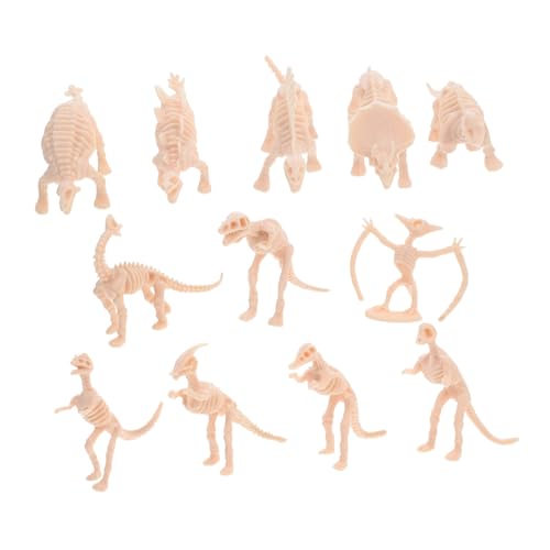 Alipis 12-teiliges Dinosaurier-knochenmodell Für Kinder, Kunststoff-dinosaurierskelette Zum Sandkastengraben Und Als Geburtstagsparty-Dekoration, Mitbringsel Alipis 12-teiliges Dinosaurier-knochenmodell Für Kinder, Kunststoff-dinosaurierskelette Zum Sandkastengraben Und Als Geburtstagsparty-Dekoration, Mitbringsel von Alipis