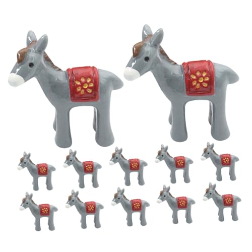 Alipis 12St Ornamente Kleiner Esel Tiere Miniatur-Tierfigur Bonsai-Ornament Tierlandschaftsornament Tier Dekoration für Auto Gartenlandschaft Esel Dekoration Mini-Esel Harz Grey Alipis 12St Ornamente Kleiner Esel Tiere Miniatur-Tierfigur Bonsai-Ornament Tierlandschaftsornament Tier Dekoration für Auto Gartenlandschaft Esel Dekoration Mini-Esel Harz Grey von Alipis