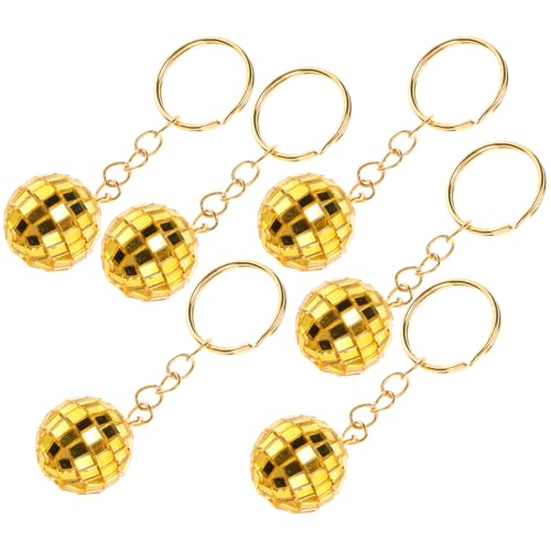Alipis 12Stücke Disco Kugel Schlüsselanhänger Set Goldene Spiegelkugel Partyzubehör Für Jahre Themenfeiern Weihnachten Halloween Und Disco Dekorationen Alipis 12Stücke Disco Kugel Schlüsselanhänger Set Goldene Spiegelkugel Partyzubehör Für Jahre Themenfeiern Weihnachten Halloween Und Disco Dekorationen von Alipis