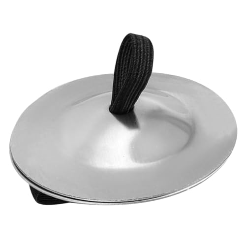 Alipis 1Paar Finger Zymbal Für Bauchtanz Kleine Percussion Instrumente Seil Für Kinderunterhaltung Und Bühnenauftritte Silberne Fingerbecken von Alipis